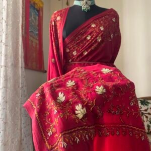 Kashmiri Sozni saree