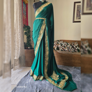 Kashmiri tilla embroidered saree