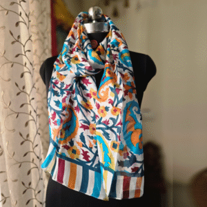 Kashmiri silky scarf