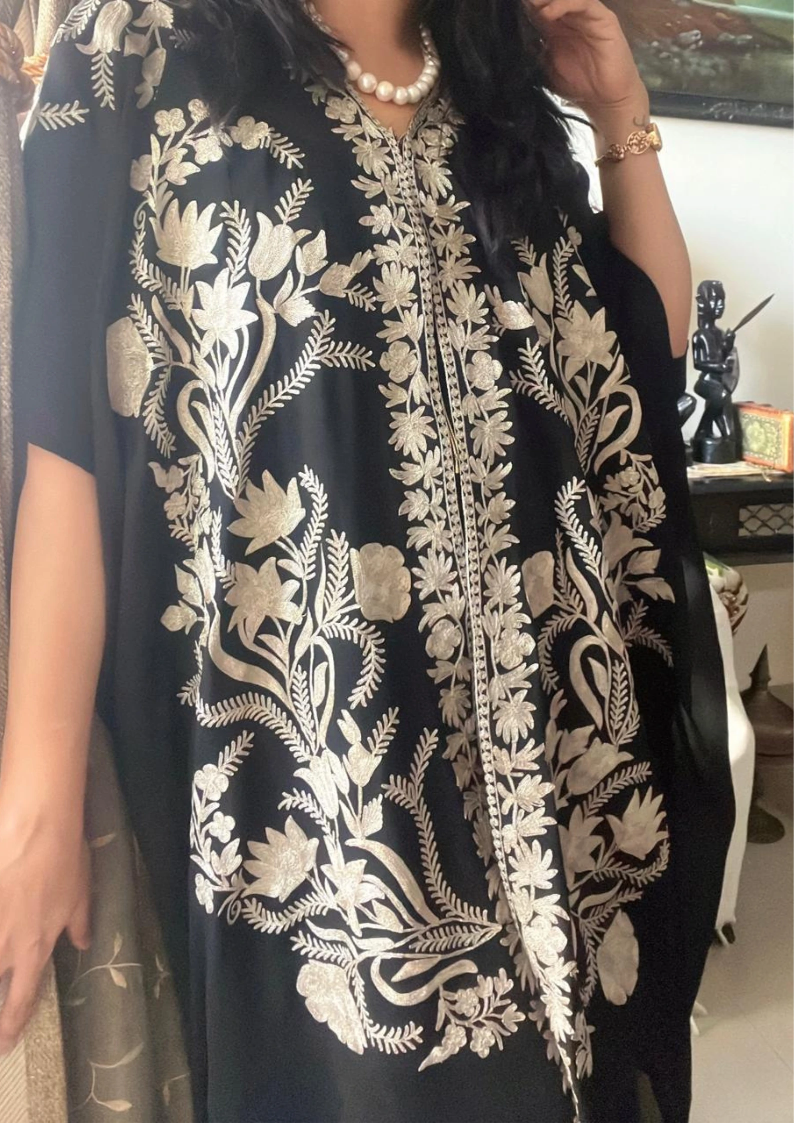 “ATTITUDE” – Exquisite Kashmiri Tilla Shrug by Tvareetaz