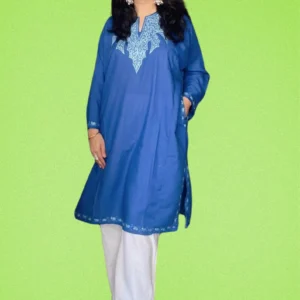Handcrafted Luxury: Kashmiri Aari Embroidered Pheran