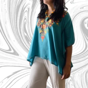 Soft cotton short kaftan