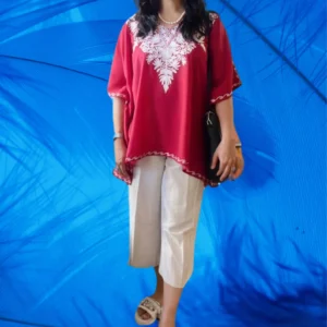 Soft cotton short kaftan
