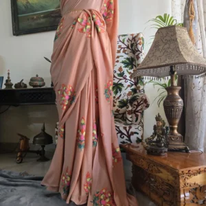 Exquisite Kashmiri Saree – "Chinar Aksh" by Tvareetaz