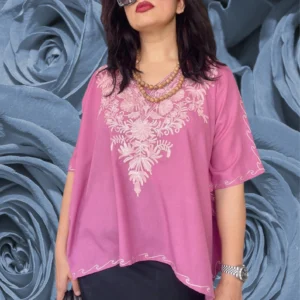 Soft cotton short kaftan