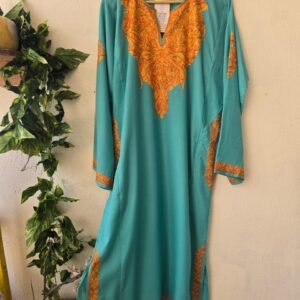 Handcrafted Luxury: Kashmiri Aari Embroidered Pheran