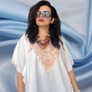 Soft cotton short kaftan