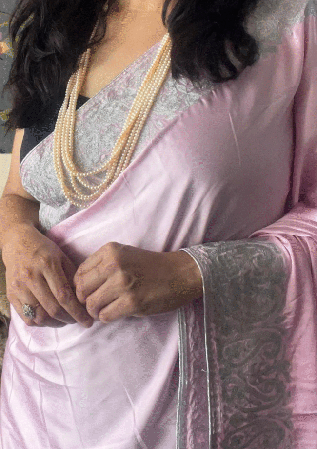 Beautiful and luxurious saree designed by Tvareetaz. - Image 2