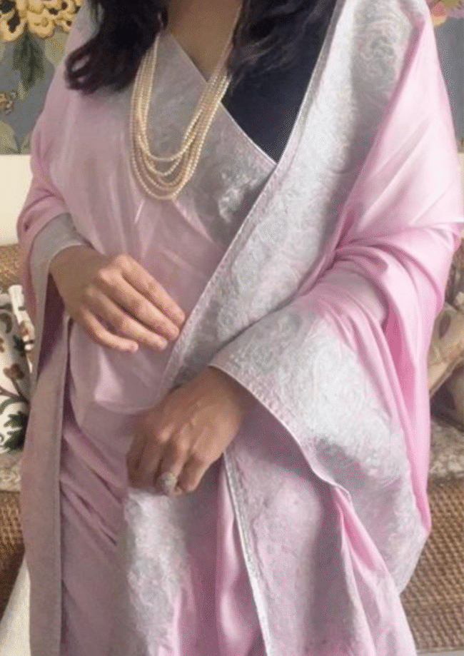 Beautiful and luxurious saree designed by Tvareetaz. - Image 4