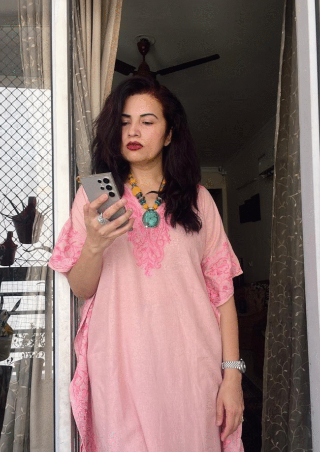 CRUSHED COTTON KAFTAN - Image 3