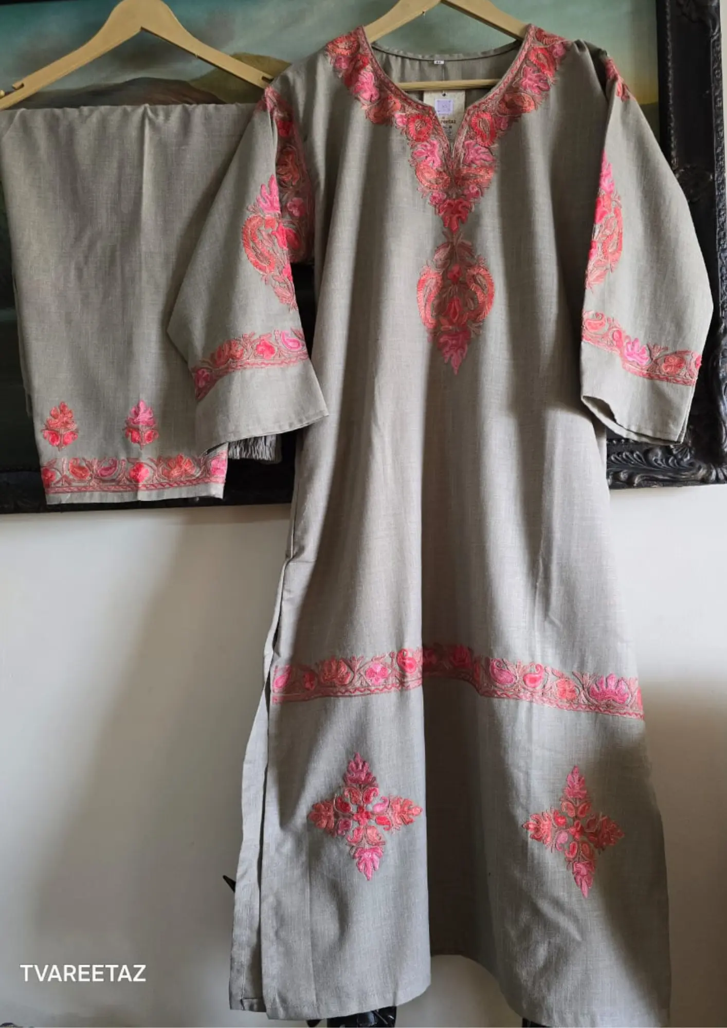 💎 A Story Woven in Soul: Your Kashmiri Aari Cordset Awaits! 💎