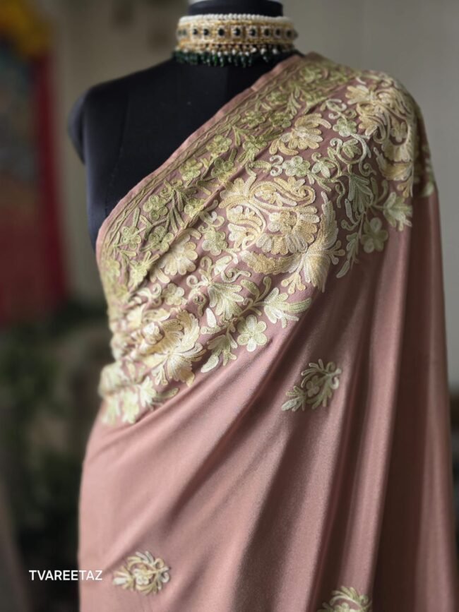 Tvareetaz Exclusive Kashmiri Saree - Image 2