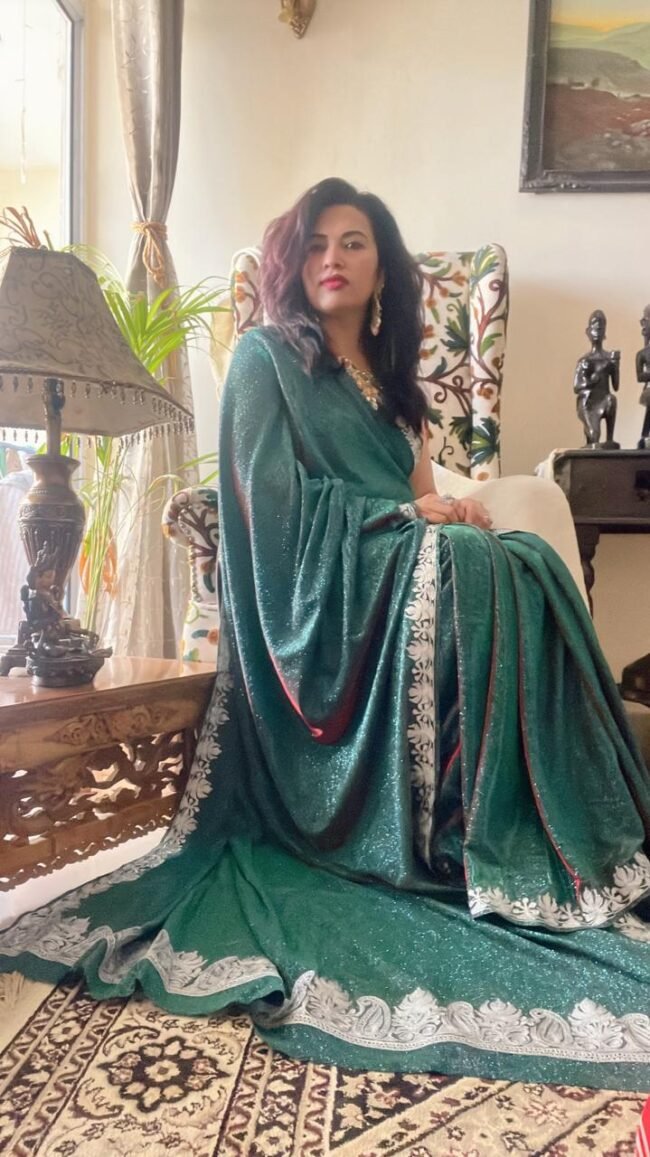 Tvareetaz premium Designer DISCO SAREE. - Image 2