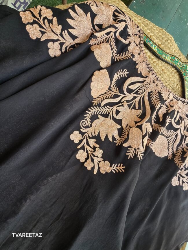 "ATTITUDE" – Exquisite Kashmiri Tilla Shrug by Tvareetaz - Image 5