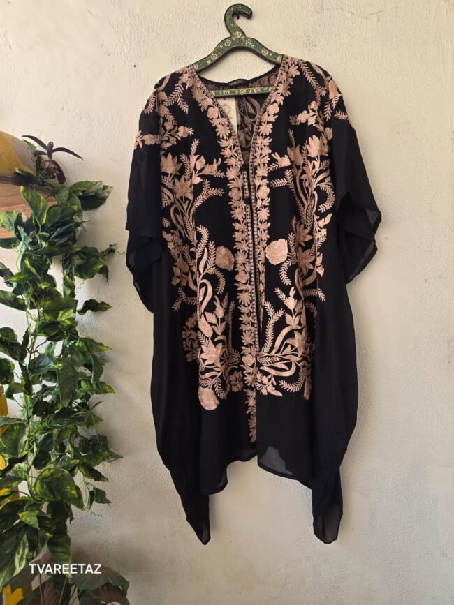 "ATTITUDE" – Exquisite Kashmiri Tilla Shrug by Tvareetaz - Image 4