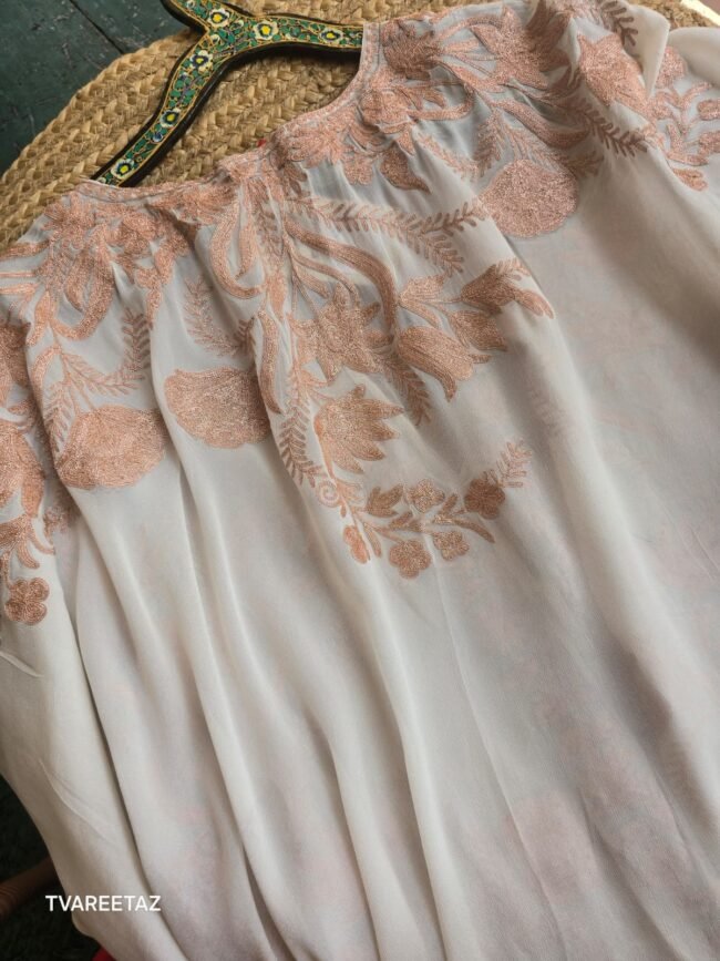 "ATTITUDE" – Exquisite Kashmiri Tilla Shrug by Tvareetaz - Image 6