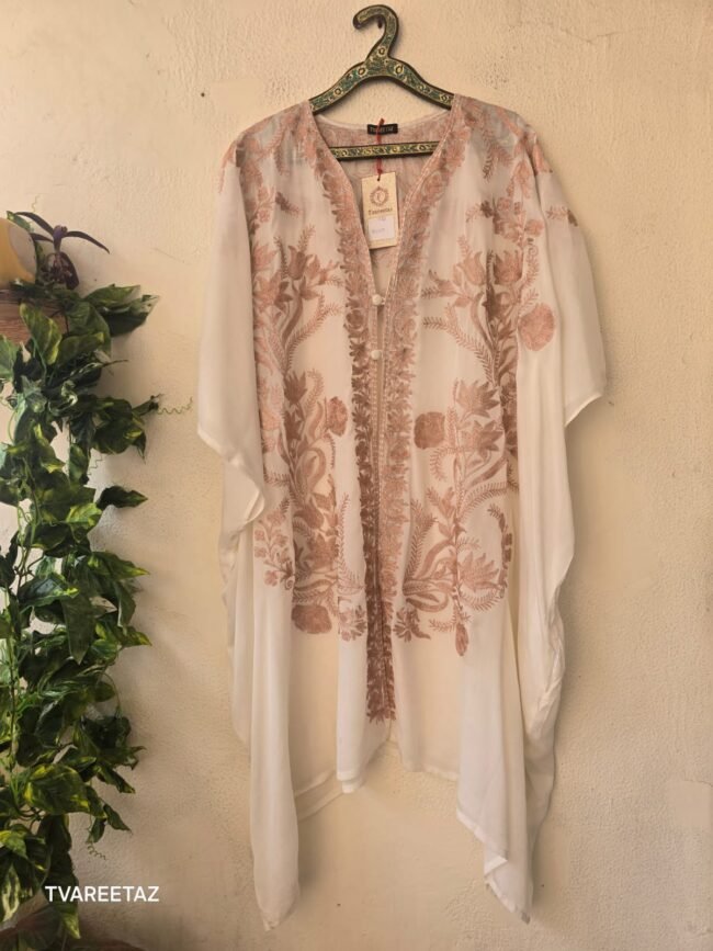 "ATTITUDE" – Exquisite Kashmiri Tilla Shrug by Tvareetaz - Image 8