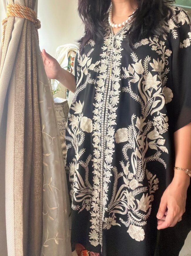 “ATTITUDE” – Exquisite Kashmiri Tilla Shrug by Tvareetaz - Image 3