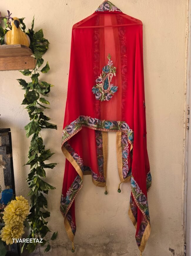 Experience Pure Opulence: The Tvareetaz Kashmiri Luxury Cape Suit – Where Heritage Meets High Fashion 👑✨ - Image 3