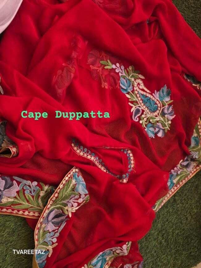 Experience Pure Opulence: The Tvareetaz Kashmiri Luxury Cape Suit – Where Heritage Meets High Fashion 👑✨ - Image 7