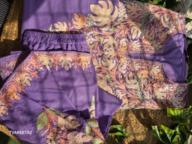 Breeze Through Summer: Your Ultimate Kashmiri Comfort Coordset by Tvareetaz! 🌸 - Image 4