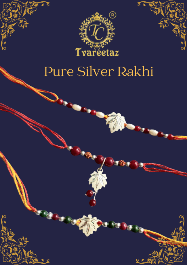 The Family Pack: 4 Chinar Rakhi Set