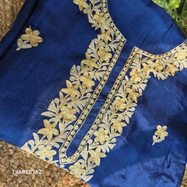 'STAR': Dual Tilla Embroidery on Luxurious Silk by Tvareetaz - Image 4