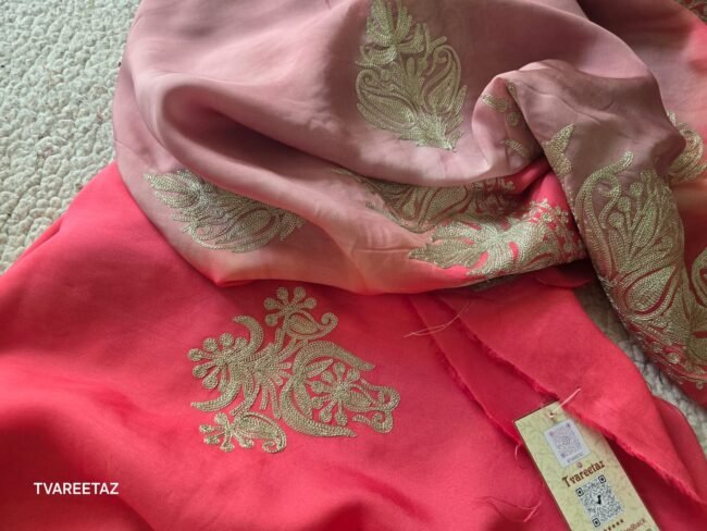 Exquisite Kashmiri Party Suit: Dual Tilla Embroidery - Image 2