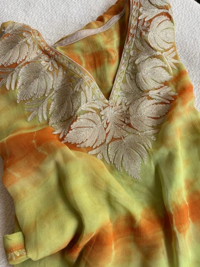 Kashmiri Shibori Kaftan - Image 2