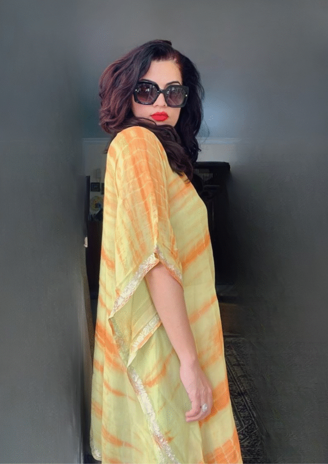 Kashmiri Shibori Kaftan