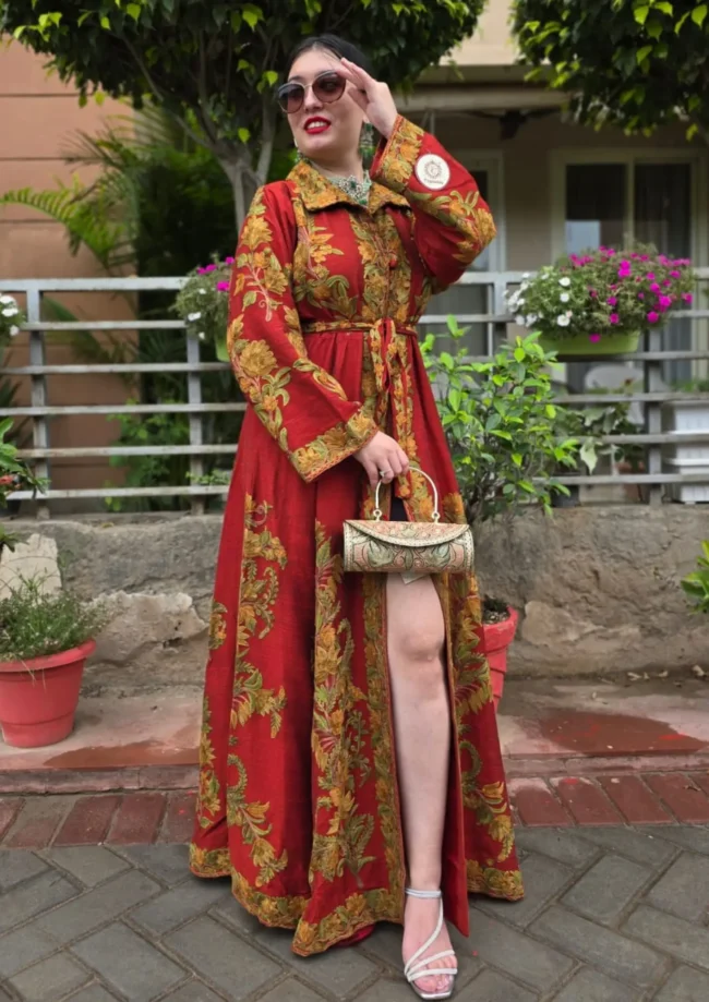 FLORA – Handcrafted Kashmiri Gown By Tvareetaz