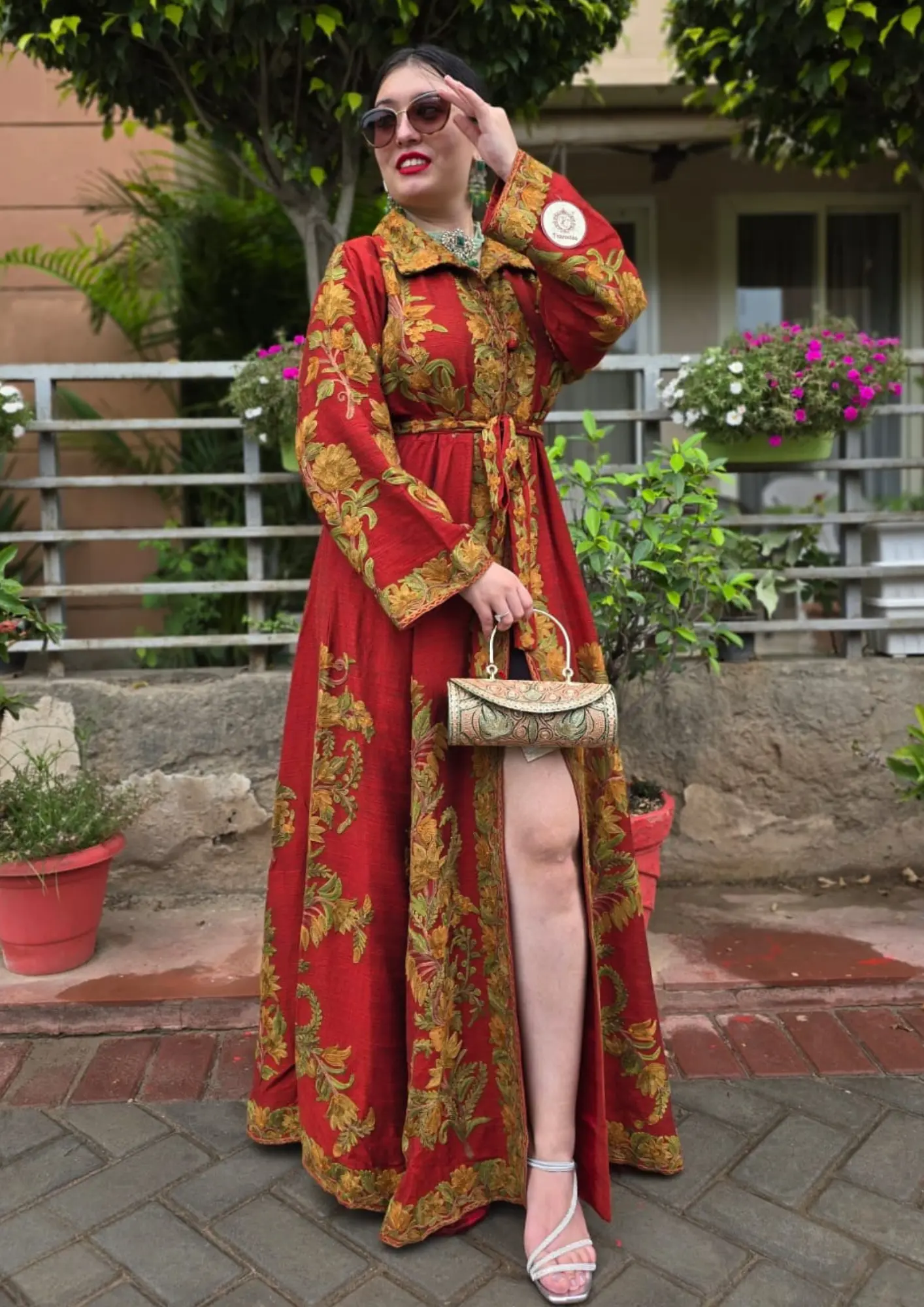 FLORA – Handcrafted Kashmiri Gown By Tvareetaz