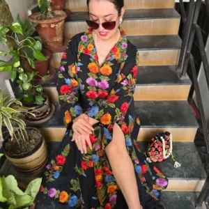 FLORA – Handcrafted Kashmiri Gown By Tvareetaz