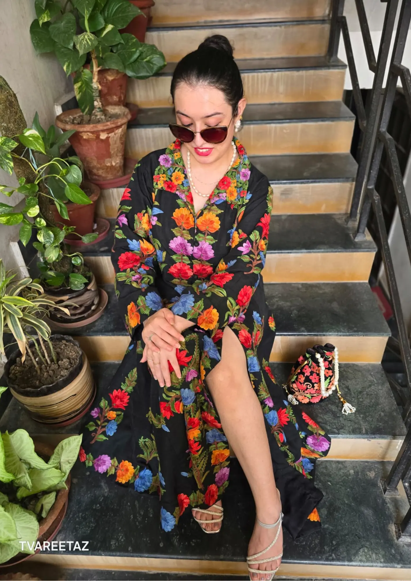 FLORA – Handcrafted Kashmiri Gown By Tvareetaz
