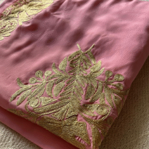 Kashmiri tilla embroidered saree