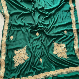 Kashmiri tilla embroidered saree