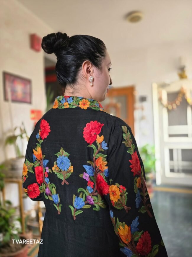 FLORA – Handcrafted Kashmiri Gown By Tvareetaz - Image 2