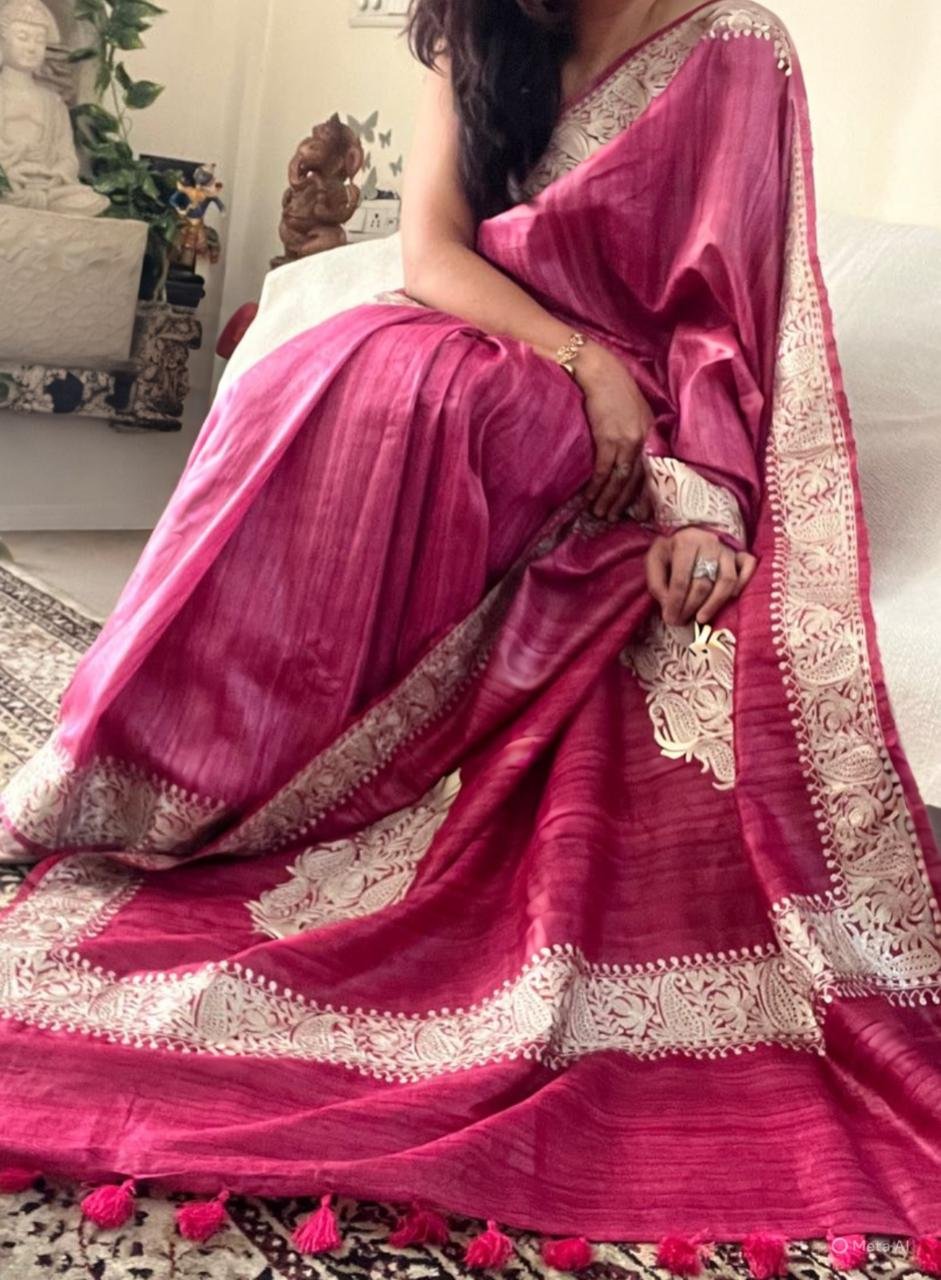 Tvareetaz Premiums – Gichcha Kashmiri Saree - Image 7