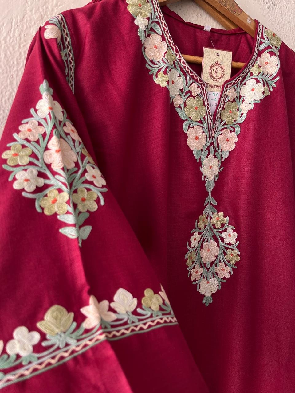 💎 A Story Woven in Soul: Your Kashmiri Aari Cordset Awaits! 💎 - Image 4