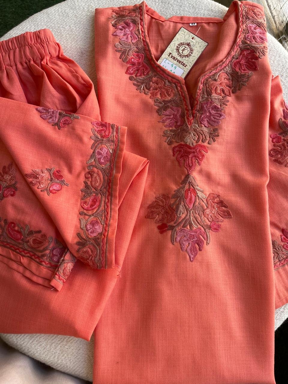 💎 A Story Woven in Soul: Your Kashmiri Aari Cordset Awaits! 💎 - Image 3