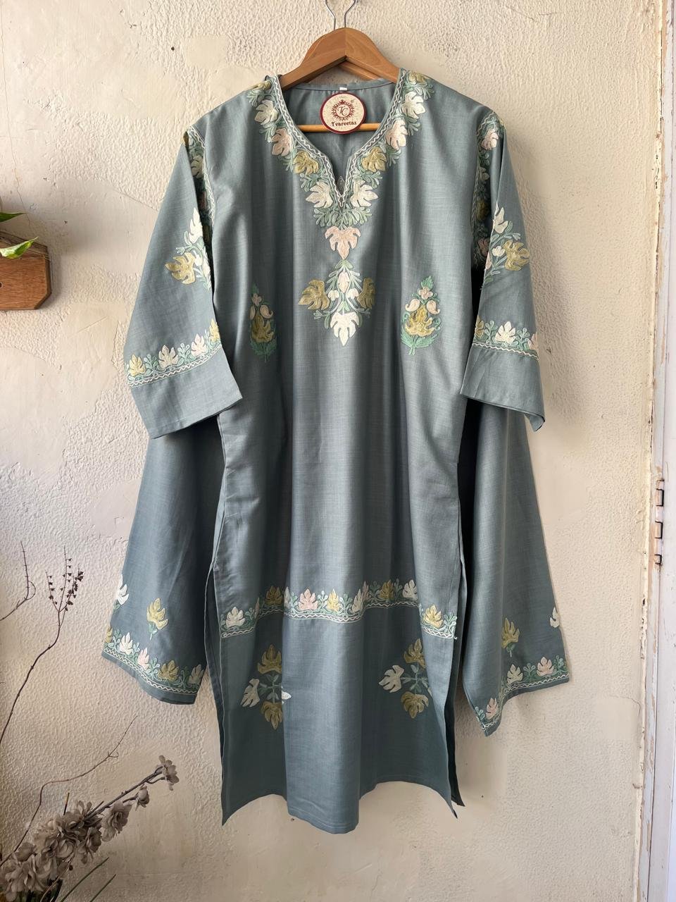 💎 A Story Woven in Soul: Your Kashmiri Aari Cordset Awaits! 💎