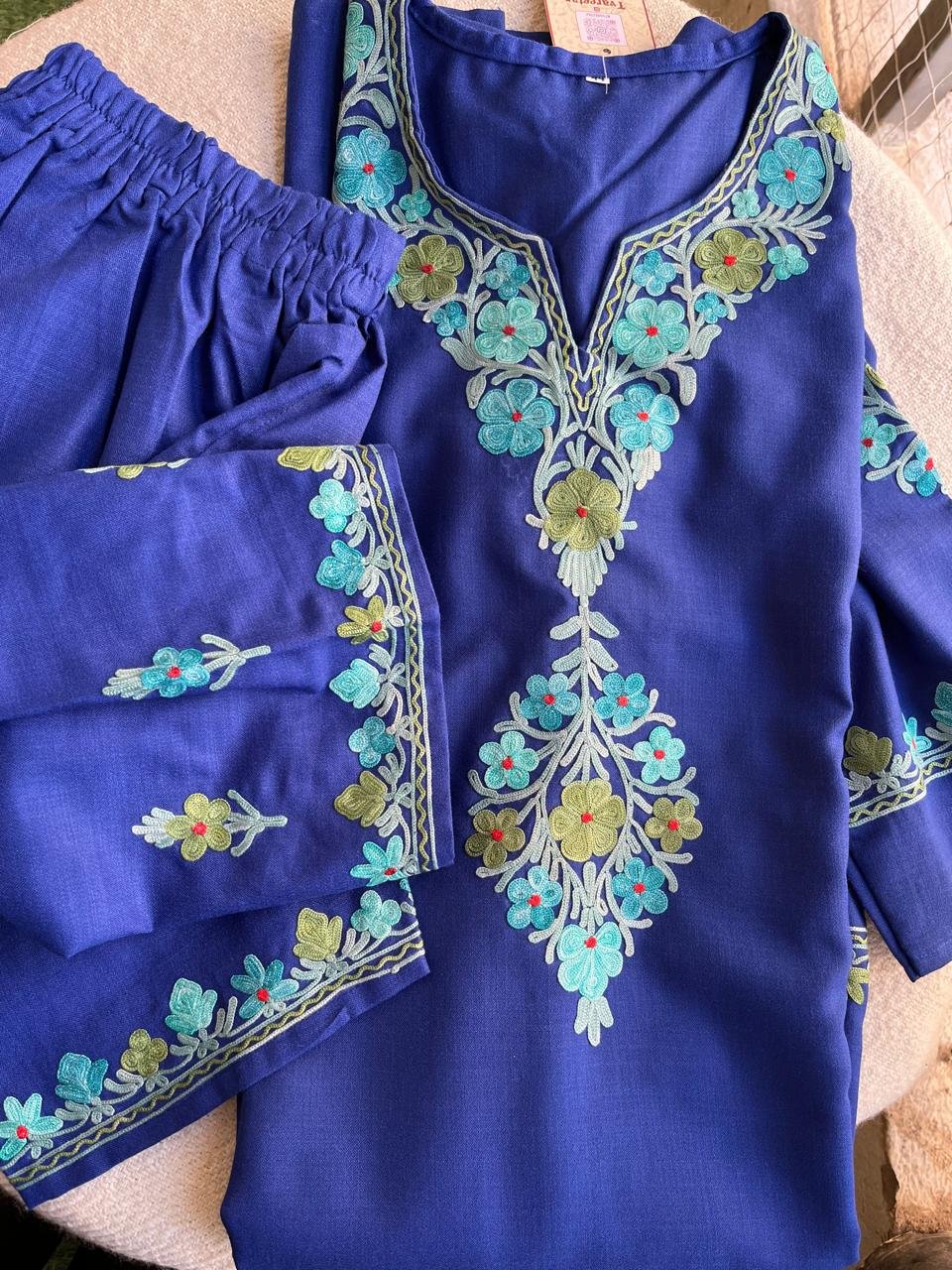 💎 A Story Woven in Soul: Your Kashmiri Aari Cordset Awaits! 💎 - Image 6