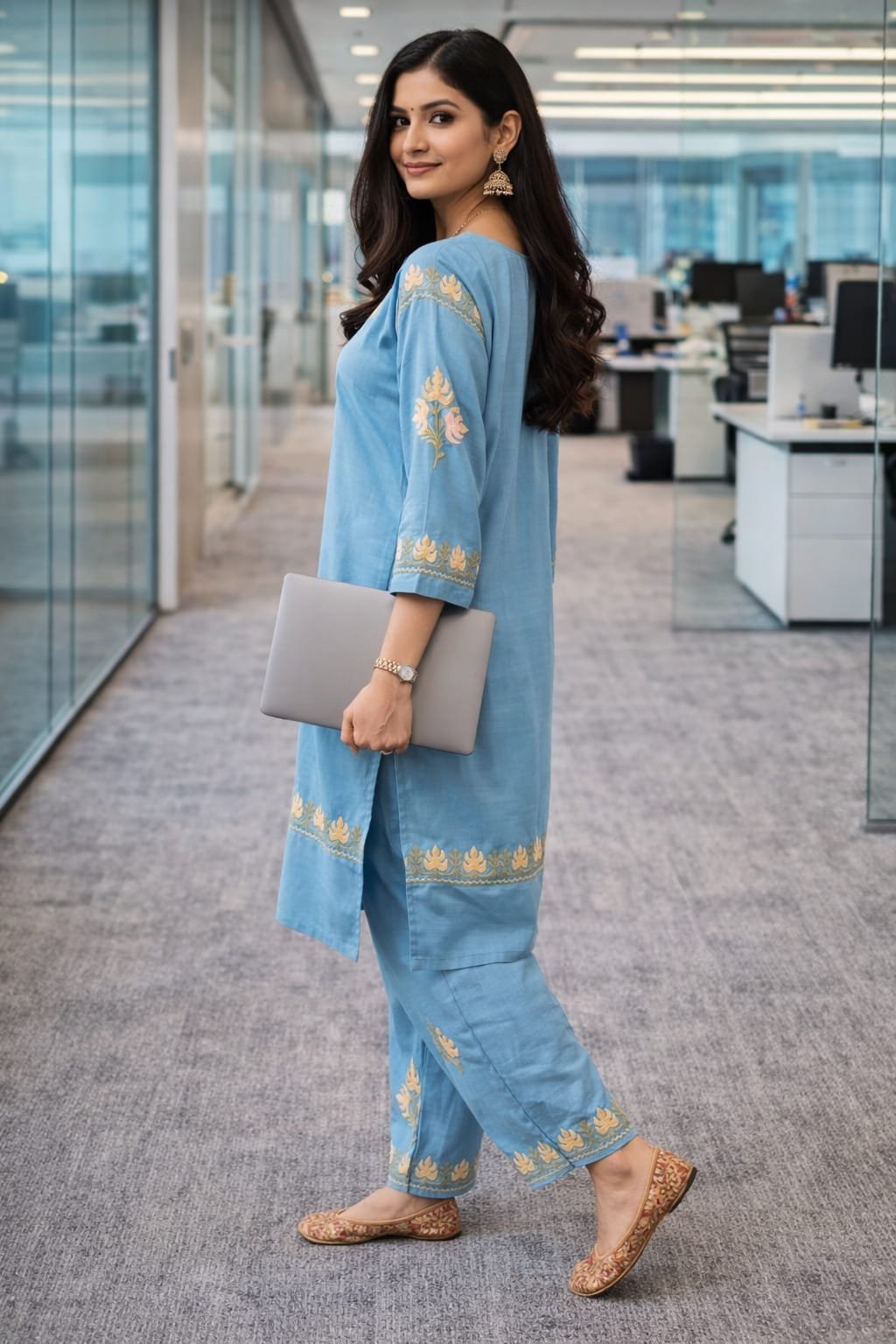 💎 A Story Woven in Soul: Your Kashmiri Aari Cordset Awaits! 💎