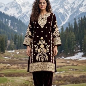 ✨ Kashmiri Pheran Coord Set ✨
