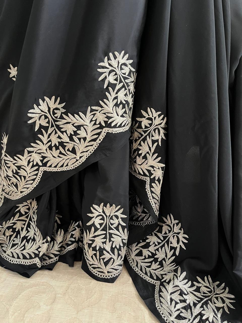 Jashan – Kashmiri Tilla Embroidery Saree✨ - Image 7