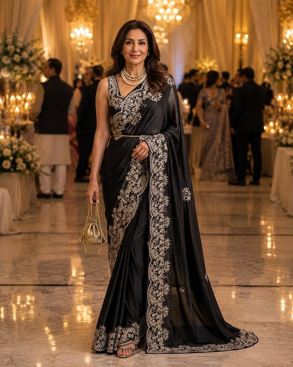 Jashan – Kashmiri Tilla Embroidery Saree✨