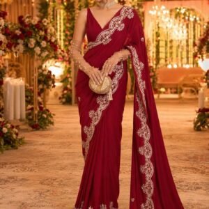 Jashan – Kashmiri Tilla Embroidery Saree✨