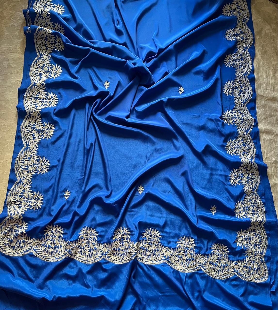 Jashan – Kashmiri Tilla Embroidery Saree✨ - Image 9