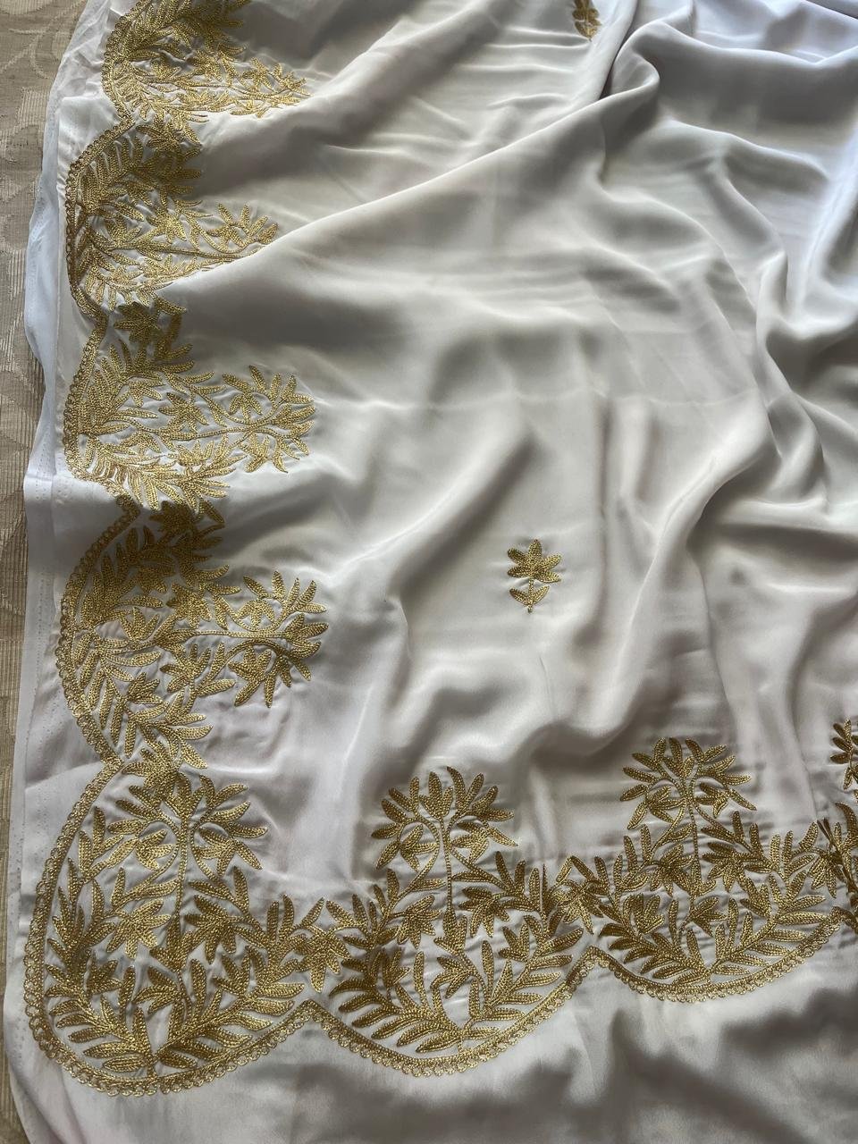 Jashan – Kashmiri Tilla Embroidery Saree✨ - Image 12