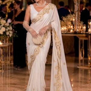 Jashan – Kashmiri Tilla Embroidery Saree✨